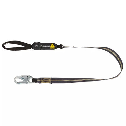 Arc Flash 6′ Energy Absorbing Lanyard: Aramid, Snap Hook, Soft Loop