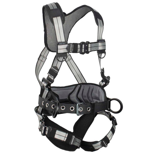 PRO+ Slate Construction Harness: Alu 3D, Alu QC Chest/Legs