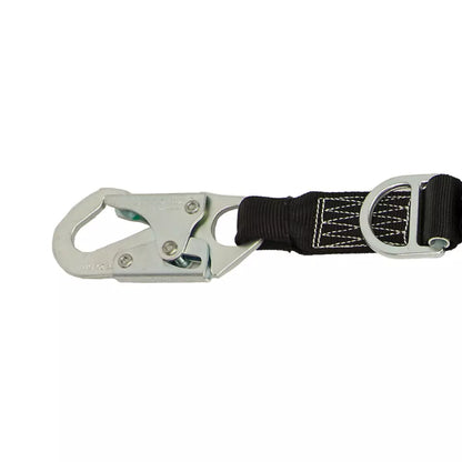 Leading Edge 6′ Energy Absorbing Lanyard: D-Ring, Dual Leg, Snap Hooks