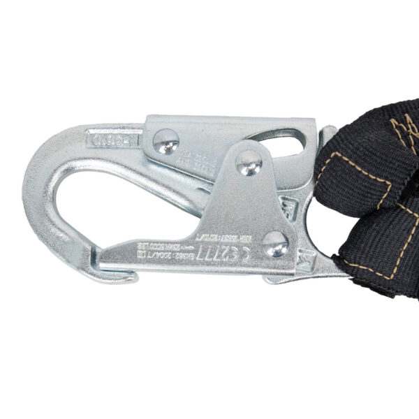 Arc Flash 6′ Internal Energy Absorbing Lanyard: Aramid, Dual Leg, Rebar Hooks