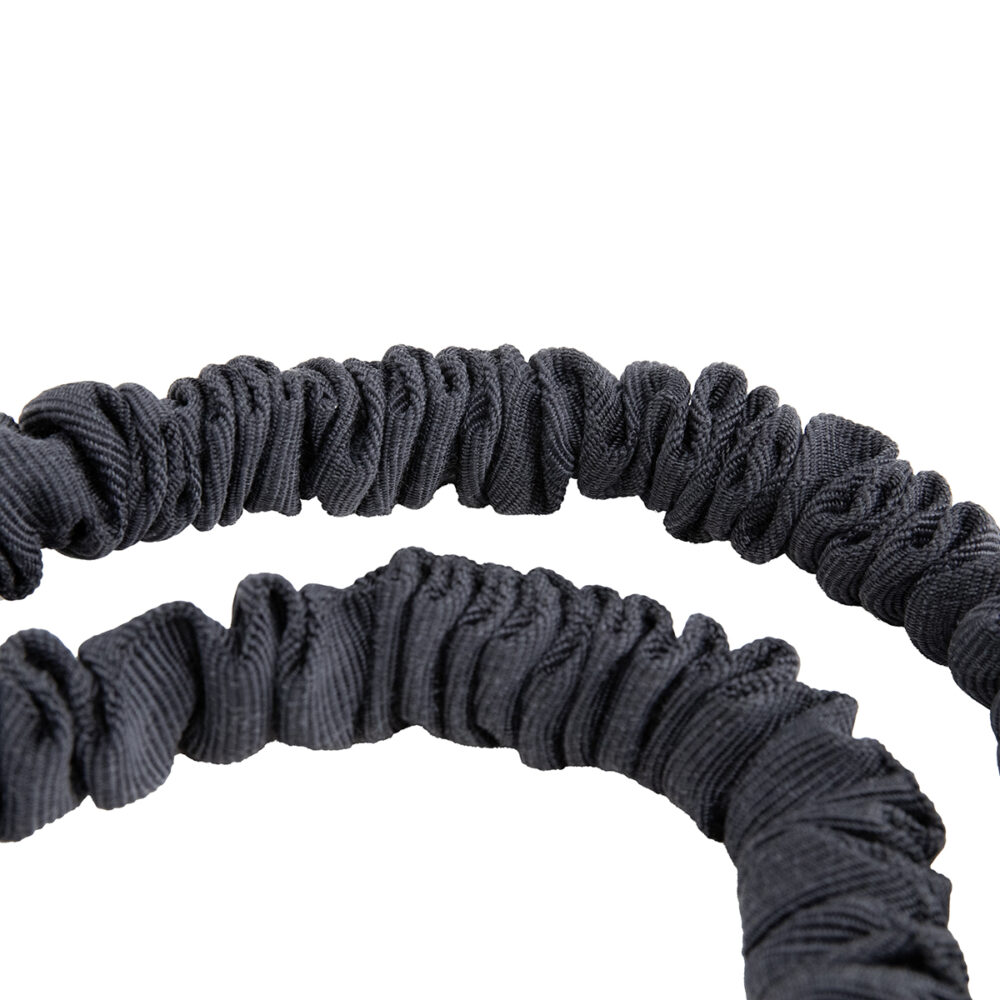 Arc Flash 6′ Internal Energy Absorbing Lanyard: Aramid, Dual Leg, Alu Rebar Hooks