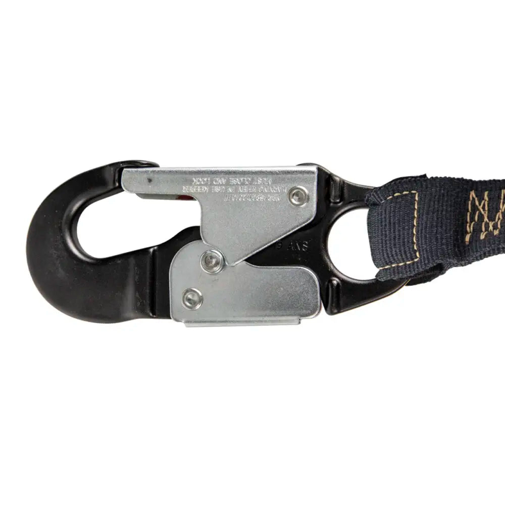 Arc Flash 6′ Internal Energy Absorbing Lanyard: Aramid, Alu Snap Hook