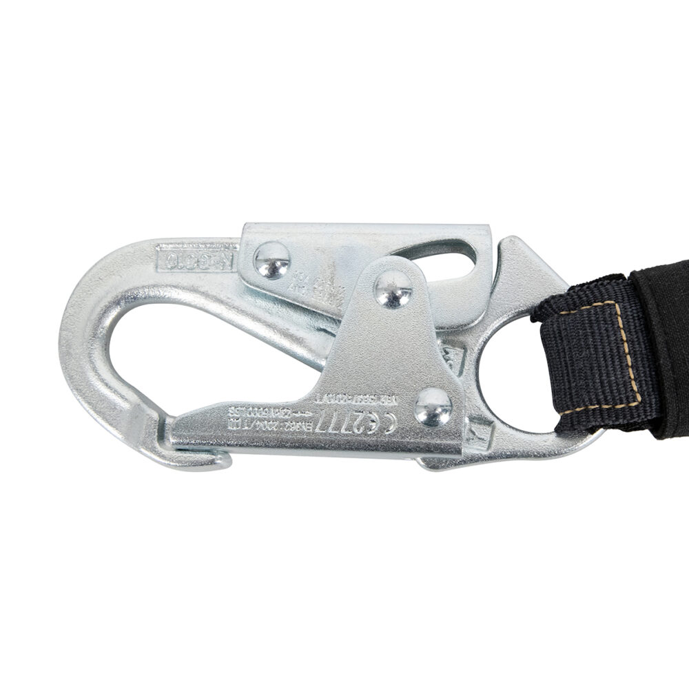 Arc Flash 6′ Internal Energy Absorbing Lanyard: Aramid, Snap Hook