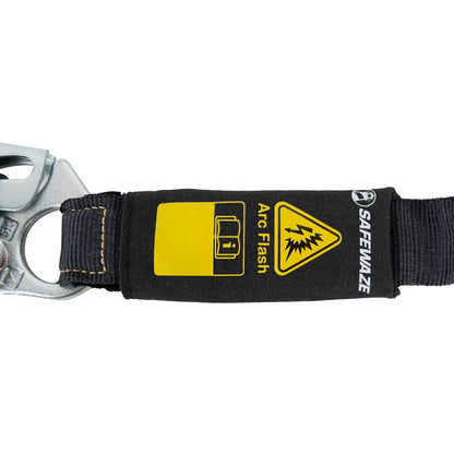 Arc Flash 6′ Internal Energy Absorbing Lanyard: Aramid, Rebar Hook