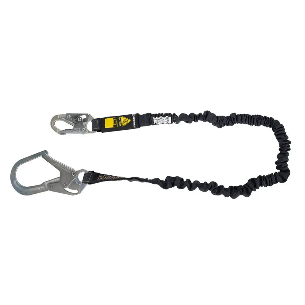 Arc Flash 6′ Internal Energy Absorbing Lanyard: Aramid, Rebar Hook