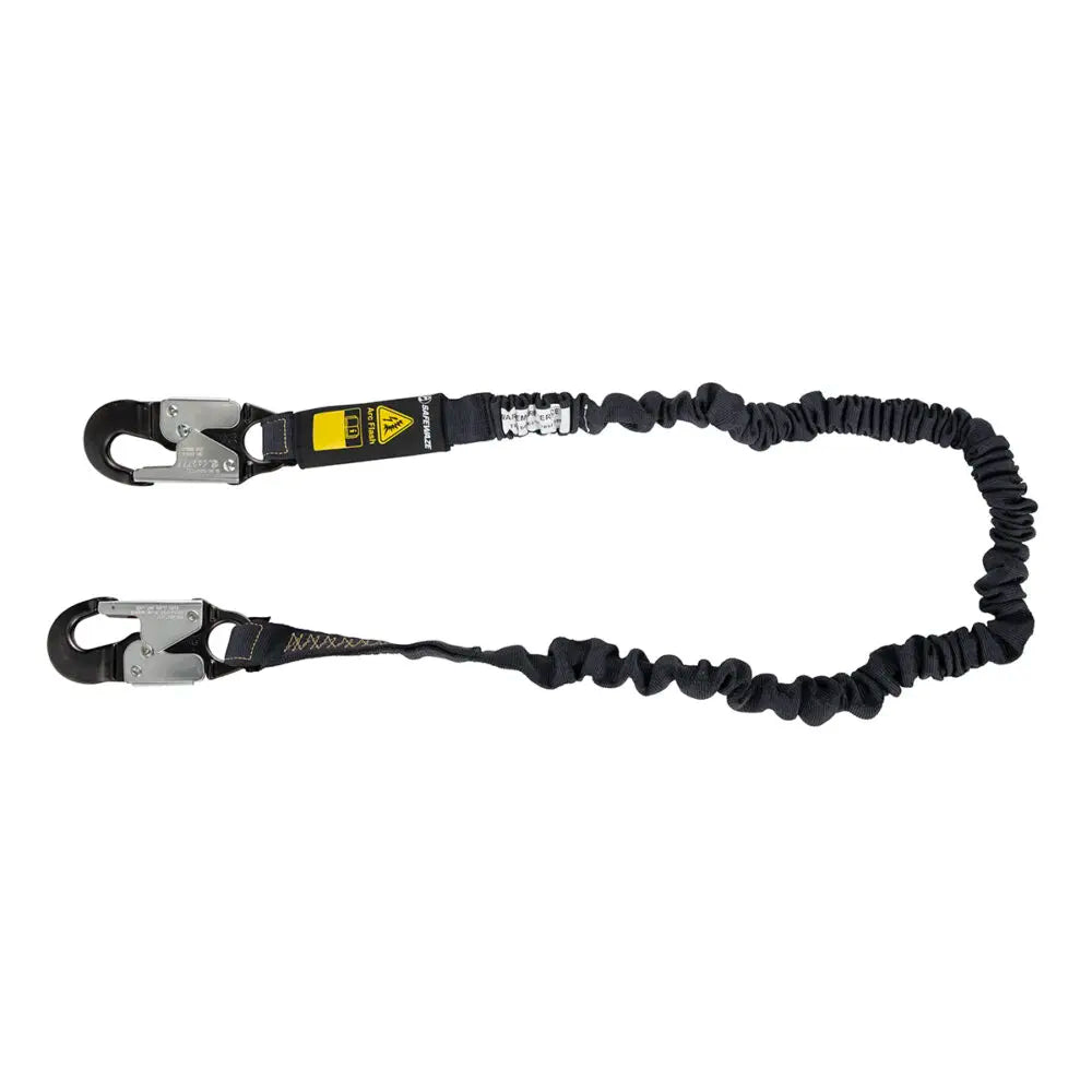 Arc Flash 6′ Internal Energy Absorbing Lanyard: Aramid, Alu Snap Hook