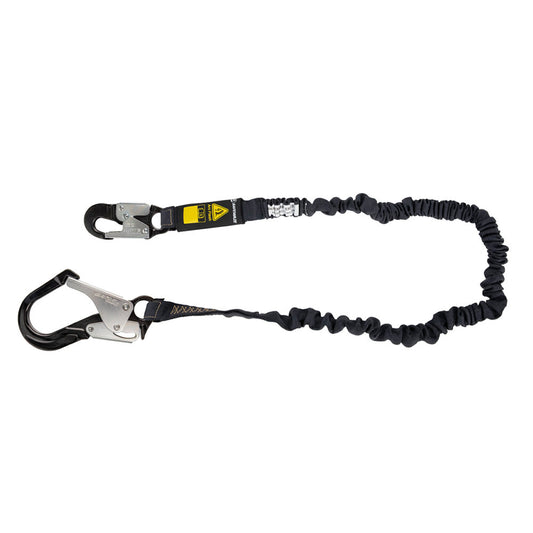 Arc Flash 6′ Internal Energy Absorbing Lanyard: Aramid, Alu Rebar Hook