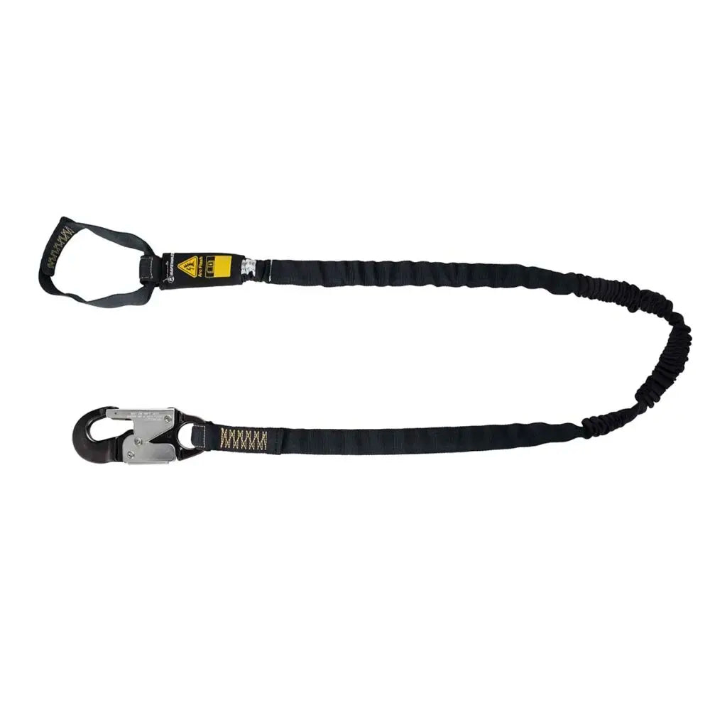 Arc Flash 6′ Internal Energy Absorbing Lanyard: Aramid, Soft Loop, Alu Snap Hook