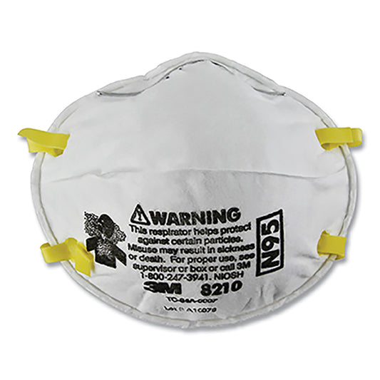 N95 Particulate Respirator, Half Facepiece, Filter, One Size