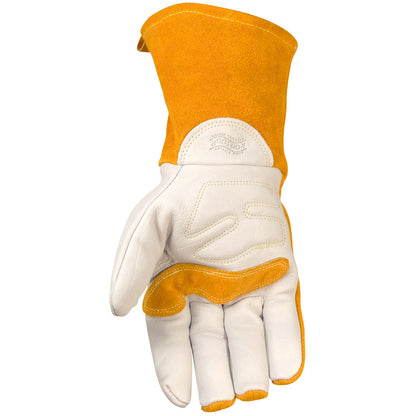 Caiman® - Premium Cow Grain MIG/Stick Welder's Glove with Light Cotton/Fleece Insulation