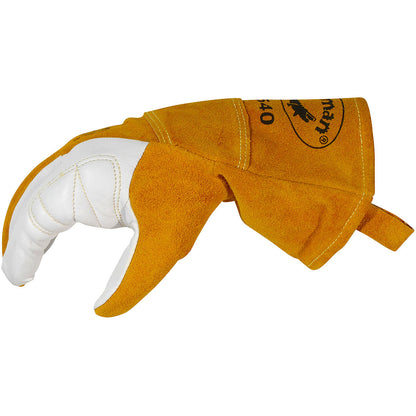 Caiman® - Premium Goat Grain TIG/Multi-Task Welder's Glove with Split Cowhide Back - 4" Kontour Wrist™ Cuff