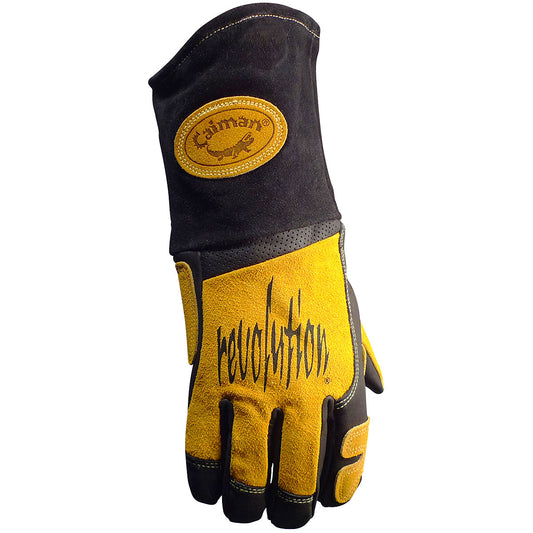 Caiman® - Premium Top Grain Cowhide Leather MIG/Stick Welder's Glove with FR Fleece Laminated Foam Insulation