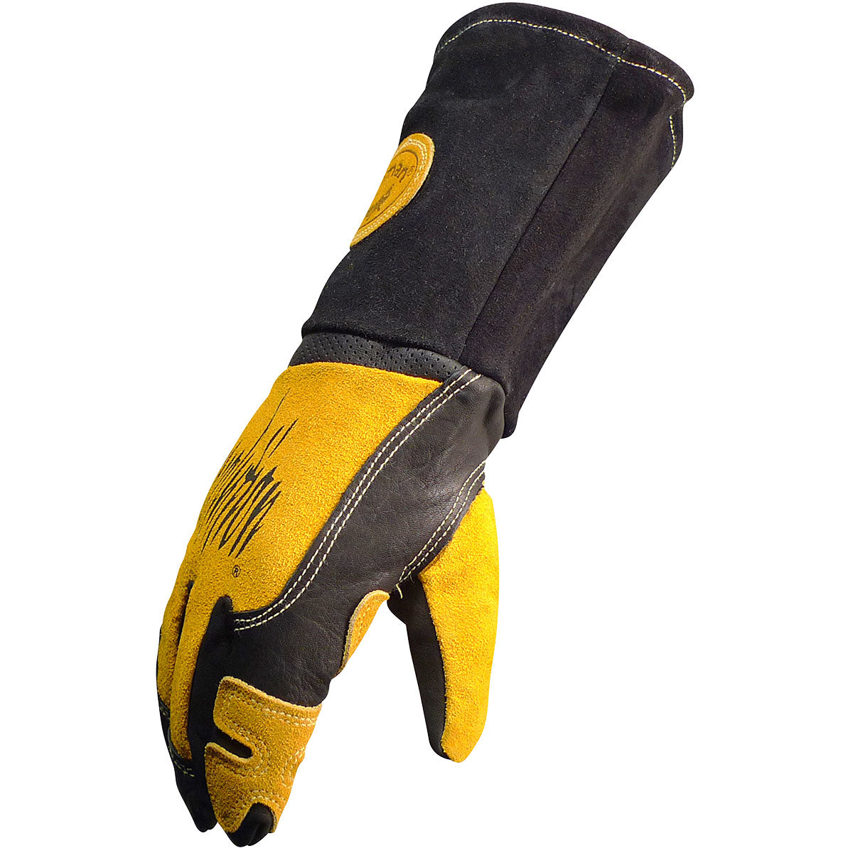 Caiman® - Premium Top Grain Cowhide Leather MIG/Stick Welder's Glove with FR Fleece Laminated Foam Insulation