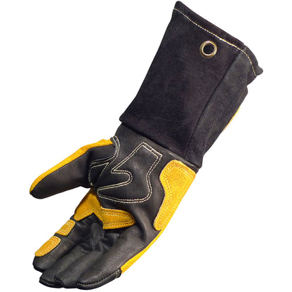 Caiman® - Premium Top Grain Cowhide Leather MIG/Stick Welder's Glove with FR Fleece Laminated Foam Insulation