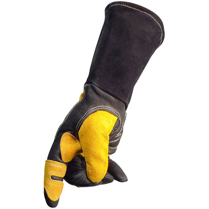 Caiman® - Premium Top Grain Cowhide Leather MIG/Stick Welder's Glove with FR Fleece Laminated Foam Insulation