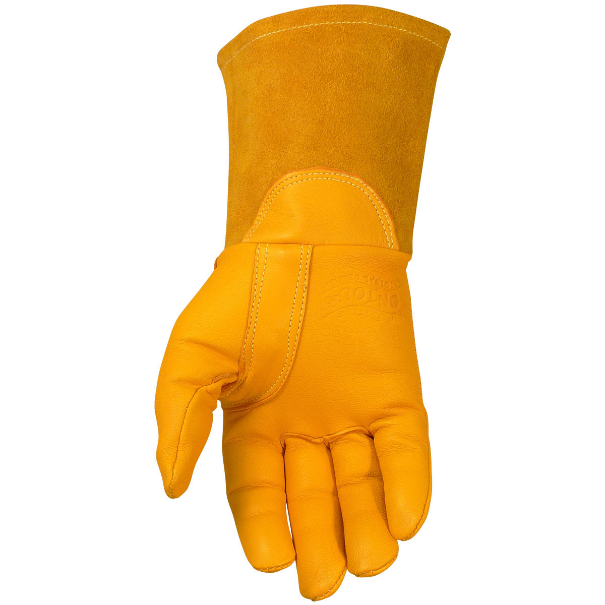 Caiman® - Superior Top Grain Goatskin MIG Welder's Glove with Kevlar® Stitching - Unlined