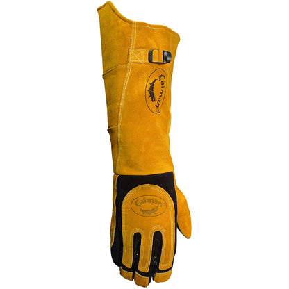 Caiman® - Premium Split Deerskin MIG/Stick Welder's Glove with Fleece/Foam Insulation - 21" Length