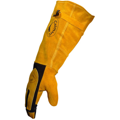 Caiman® - Premium Split Deerskin MIG/Stick Welder's Glove with Fleece/Foam Insulation - 21" Length