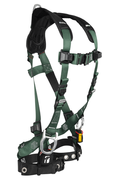 FT-1910™ 3D Standard Non-Belted Full Body Harness, Tongue Buckle Leg Adjustment