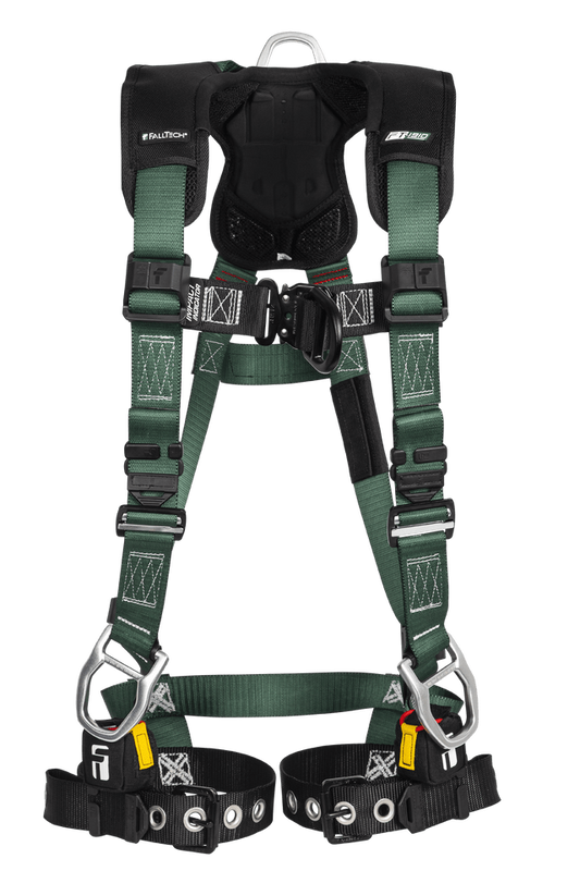 FT-1910™ 4D Climbing Non-Belted Full Body Harness, Tongue Buckle Leg Adjustment