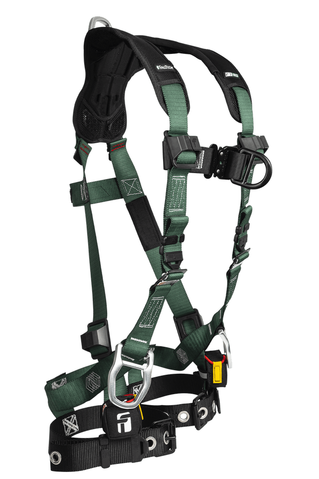 FT-1910™ 4D Climbing Non-Belted Full Body Harness, Tongue Buckle Leg Adjustment