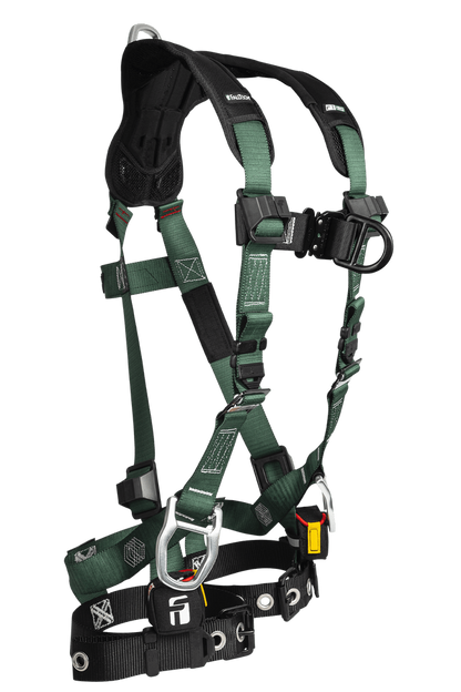 FT-1910™ 4D Climbing Non-Belted Full Body Harness, Tongue Buckle Leg Adjustment