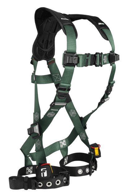 FT-1910™ 1D Standard Non-Belted Full Body Harness, Tongue Buckle Leg Adjustment