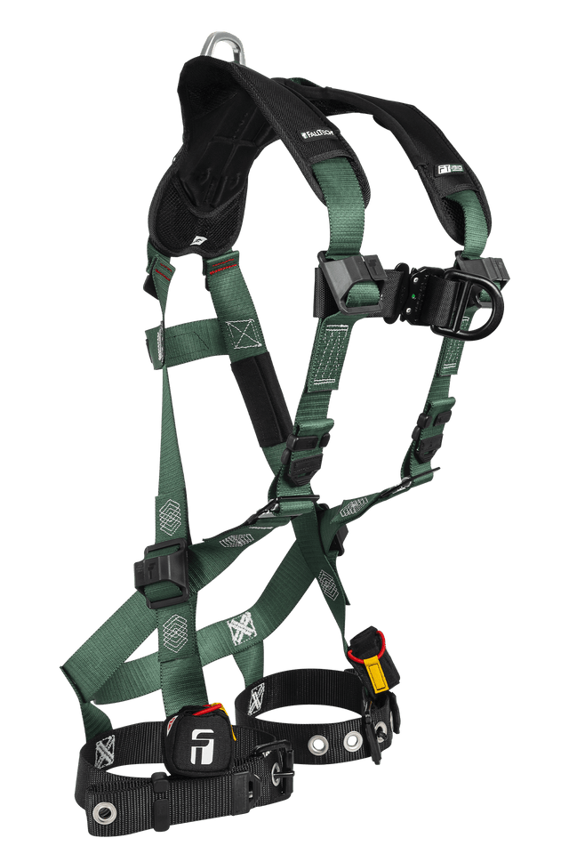 FT-1910™ 2D Climbing Non-Belted Full Body Harness, Tongue Buckle Leg Adjustment