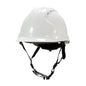 MK8 Evolution® Vented, Type II Linesman Safety Helmet with HDPE Shell, EPS Impact Liner, Polyester Suspension, Wheel Ratchet Adjustment and 4-Point Chin Strap