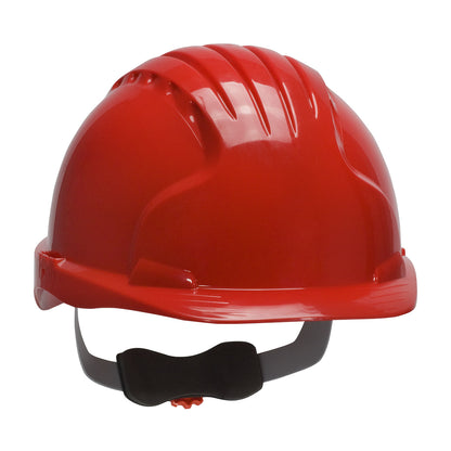 Evolution® Deluxe 6151 Cap Style Hard Hat with HDPE Shell, 6-Point Polyester Suspension and Wheel Ratchet Adjustment