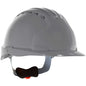 Evolution® Deluxe 6151 Standard Brim, Vented Hard Hat with HDPE Shell, 6-Point Polyester Suspension and Wheel Ratchet Adjustment