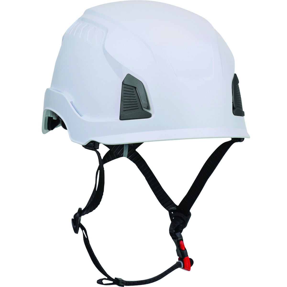 Traverse™ Industrial Climbing Helmet, Type II, Non-MIPS, ABS Shell, EPS Liner, HDPE Suspension, Wheel Ratchet Adjustment, with 4-Point Chin Strap