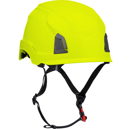 Traverse™ Industrial Climbing Helmet, Type II, Non-MIPS, ABS Shell, EPS Liner, HDPE Suspension, Wheel Ratchet Adjustment, with 4-Point Chin Strap