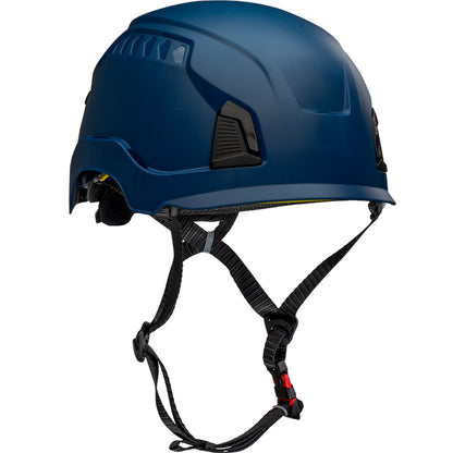 Traverse™ Industrial Climbing Helmet with Mips® Brain Protection System for Industrial Safety Helmets, ABS Shell, EPS Foam Impact Liner, HDPE Suspension, Wheel Ratchet Adjustment and 4-Point Chin Strap