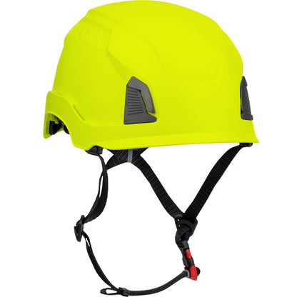 Traverse™ Industrial Climbing Helmet with Mips® Brain Protection System for Industrial Safety Helmets, ABS Shell, EPS Foam Impact Liner, HDPE Suspension, Wheel Ratchet Adjustment and 4-Point Chin Strap