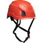 Traverse™ Vented, Industrial Climbing Helmet, Type II, Non-MIPS, ABS Shell, EPS Liner, HDPE Suspension, Wheel Ratchet Adjustment, with 4-Point Chin Strap