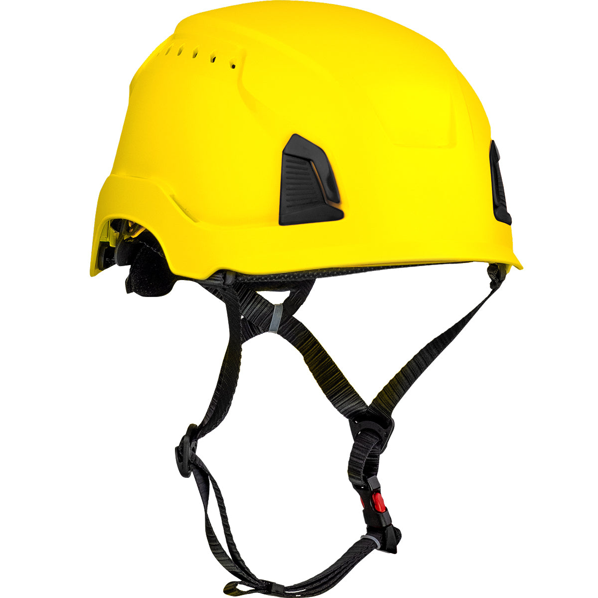 Traverse™ Vented, Industrial Climbing Helmet with Mips® Brain Protection System for Industrial Safety Helmets, ABS Shell, EPS Foam Impact Liner, HDPE Suspension, Wheel Ratchet Adjustment and 4-Point Chin Strap