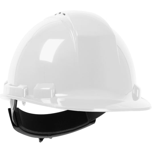 Whistler™ Vented, Cap Style Hard Hat with HDPE Shell, 4-Point Textile Suspension and Wheel Ratchet Adjustment