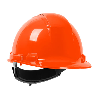 Whistler™ Vented, Cap Style Hard Hat with HDPE Shell, 4-Point Textile Suspension and Wheel Ratchet Adjustment