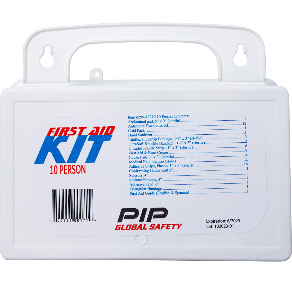 PIP® Personal First Aid Kit - 10 Person