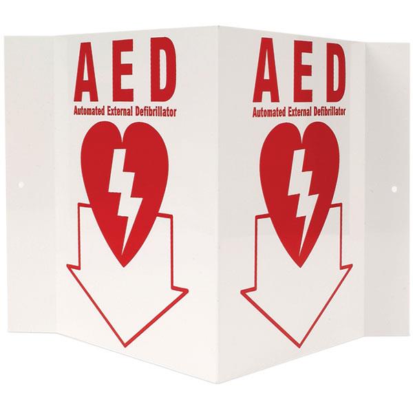 3-D AED Sign