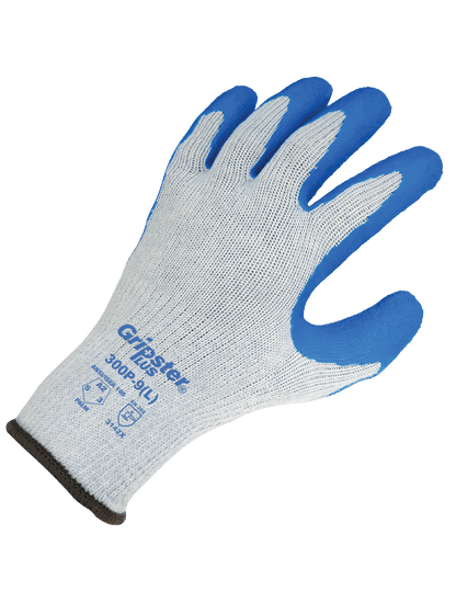 Gripster® Plus Premium Etched Rubber Coated Gloves with Ergonomic Hand Shape and Cut, Abrasion, and Puncture Protection - 300P