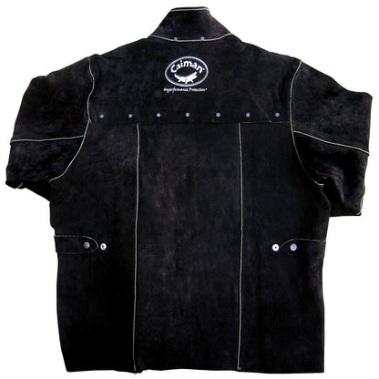 Caiman® - 30" Black Boarhide Coat / Jacket