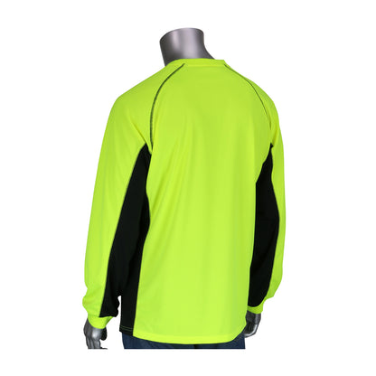 PIP® - Non-ANSI Long Sleeve T-Shirt with 50+ UPF Sun Protection, Insect Repellent Treatment and Black Trim