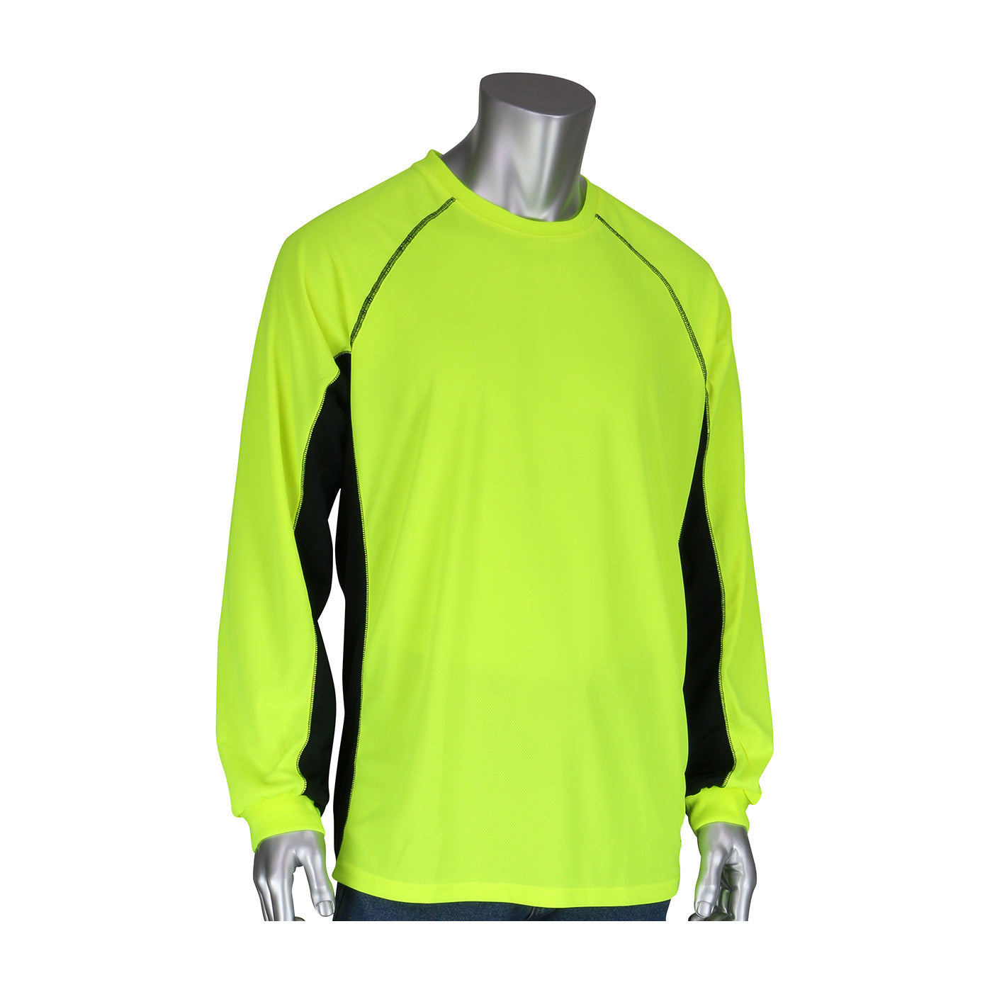 PIP® - Non-ANSI Long Sleeve T-Shirt with 50+ UPF Sun Protection, Insect Repellent Treatment and Black Trim