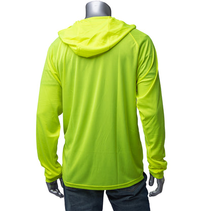 PIP® - Non-ANSI Quick Dry Hooded Long Sleeve T-Shirt