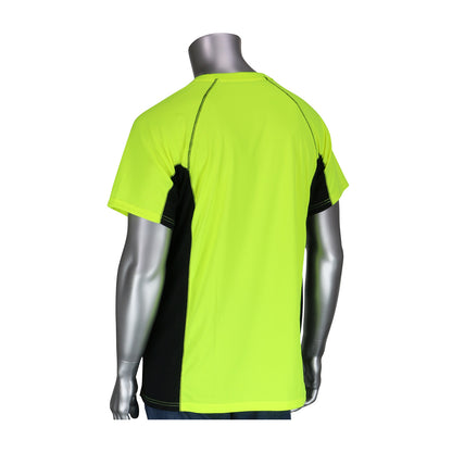 PIP® - Non-ANSI Short Sleeve T-Shirt with 50+ UPF Sun Protection, Insect Repellent Treatment and Black Trim