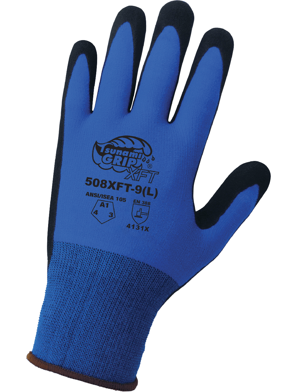 Tsunami Grip® XFT Seamless Xtreme Foam Technology Nitrile/PU Coated General Purpose Gloves with Cut, Abrasion, and Puncture Resistance - 508XFT