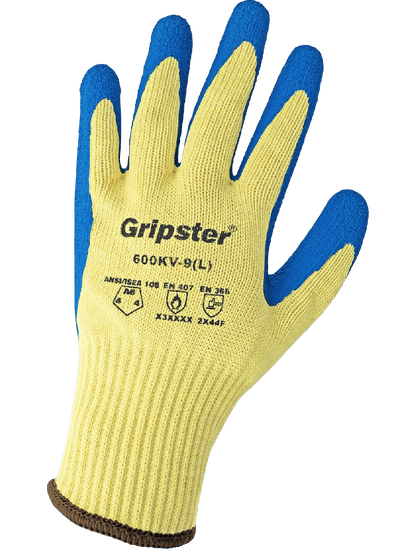 Gripster® High-Performance Rubber Coated Aralene® Gloves with Cut, Abrasion, and Puncture Resistance - 600KV