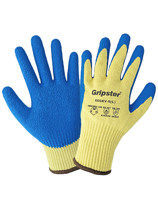 Gripster® High-Performance Rubber Coated Aralene® Gloves with Cut, Abrasion, and Puncture Resistance - 600KV